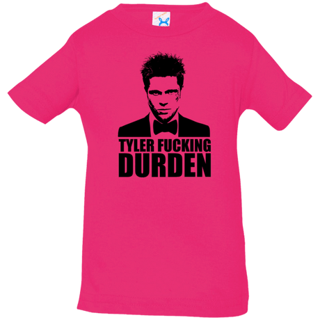 T-Shirts Hot Pink / 6 Months Tyler Fucking Durden Infant Premium T-Shirt