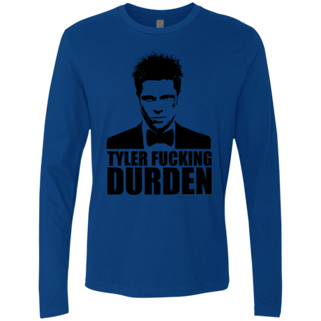 T-Shirts Royal / Small Tyler Fucking Durden Men's Premium Long Sleeve