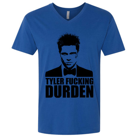 T-Shirts Royal / X-Small Tyler Fucking Durden Men's Premium V-Neck
