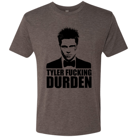 T-Shirts Macchiato / Small Tyler Fucking Durden Men's Triblend T-Shirt