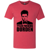 T-Shirts Vintage Red / Small Tyler Fucking Durden Men's Triblend T-Shirt