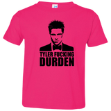 T-Shirts Hot Pink / 2T Tyler Fucking Durden Toddler Premium T-Shirt