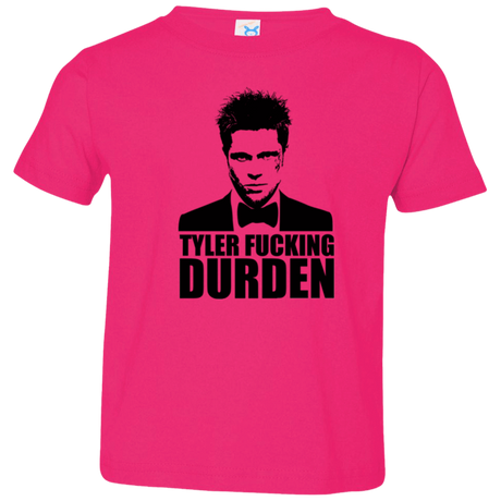 T-Shirts Hot Pink / 2T Tyler Fucking Durden Toddler Premium T-Shirt
