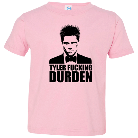 T-Shirts Pink / 2T Tyler Fucking Durden Toddler Premium T-Shirt