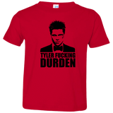 T-Shirts Red / 2T Tyler Fucking Durden Toddler Premium T-Shirt