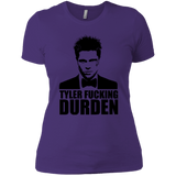 T-Shirts Purple / X-Small Tyler Fucking Durden Women's Premium T-Shirt