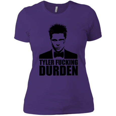 T-Shirts Purple / X-Small Tyler Fucking Durden Women's Premium T-Shirt
