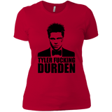 T-Shirts Red / X-Small Tyler Fucking Durden Women's Premium T-Shirt