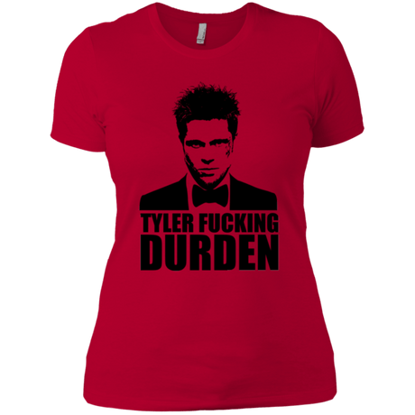 T-Shirts Red / X-Small Tyler Fucking Durden Women's Premium T-Shirt
