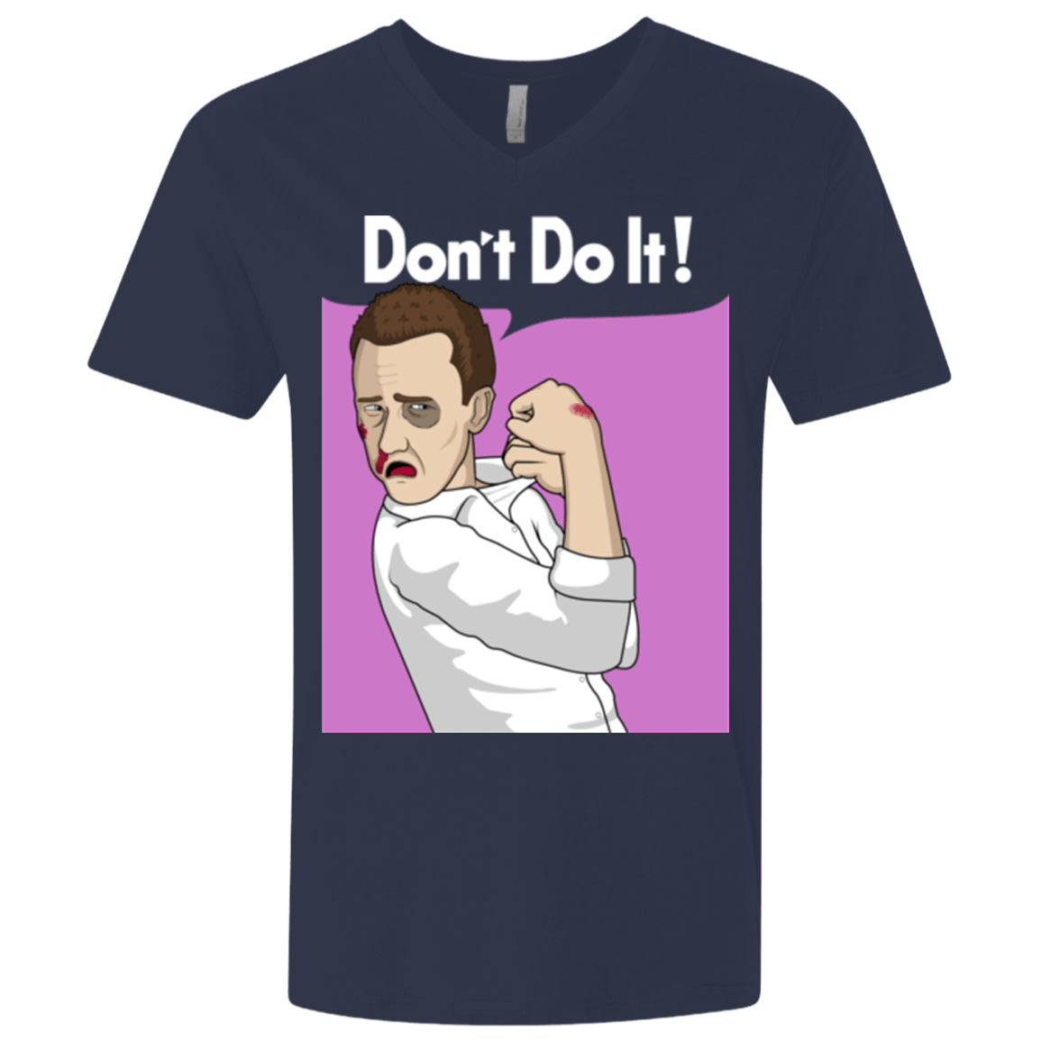 T-Shirts Midnight Navy / X-Small Tyler Men's Premium V-Neck