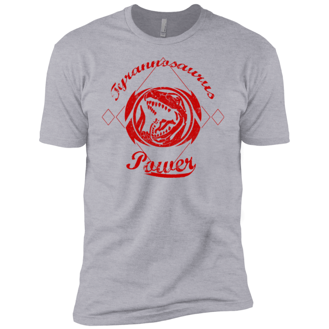 T-Shirts Heather Grey / YXS Tyrannosaurus Boys Premium T-Shirt