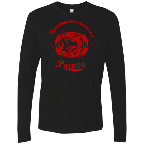 T-Shirts Black / Small Tyrannosaurus Men's Premium Long Sleeve