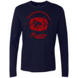 T-Shirts Midnight Navy / Small Tyrannosaurus Men's Premium Long Sleeve