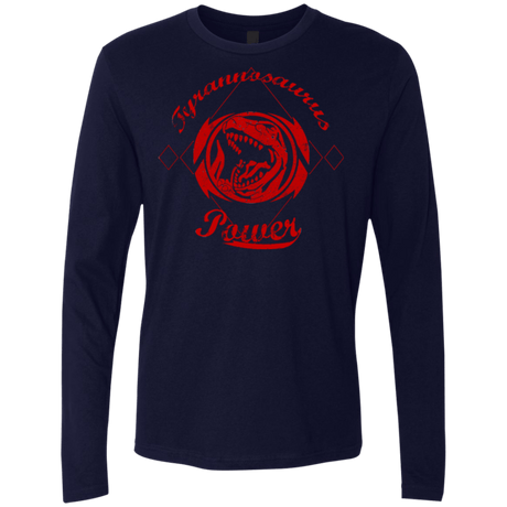 T-Shirts Midnight Navy / Small Tyrannosaurus Men's Premium Long Sleeve