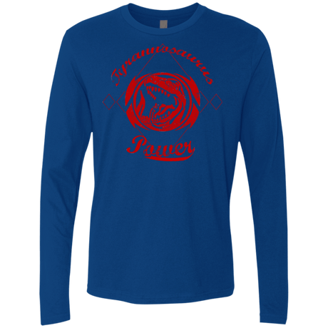 T-Shirts Royal / Small Tyrannosaurus Men's Premium Long Sleeve