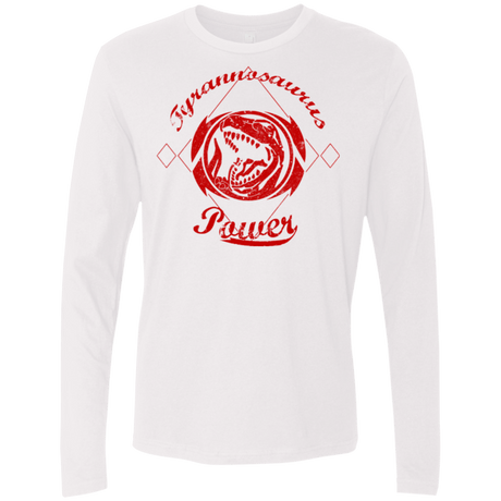 T-Shirts White / Small Tyrannosaurus Men's Premium Long Sleeve