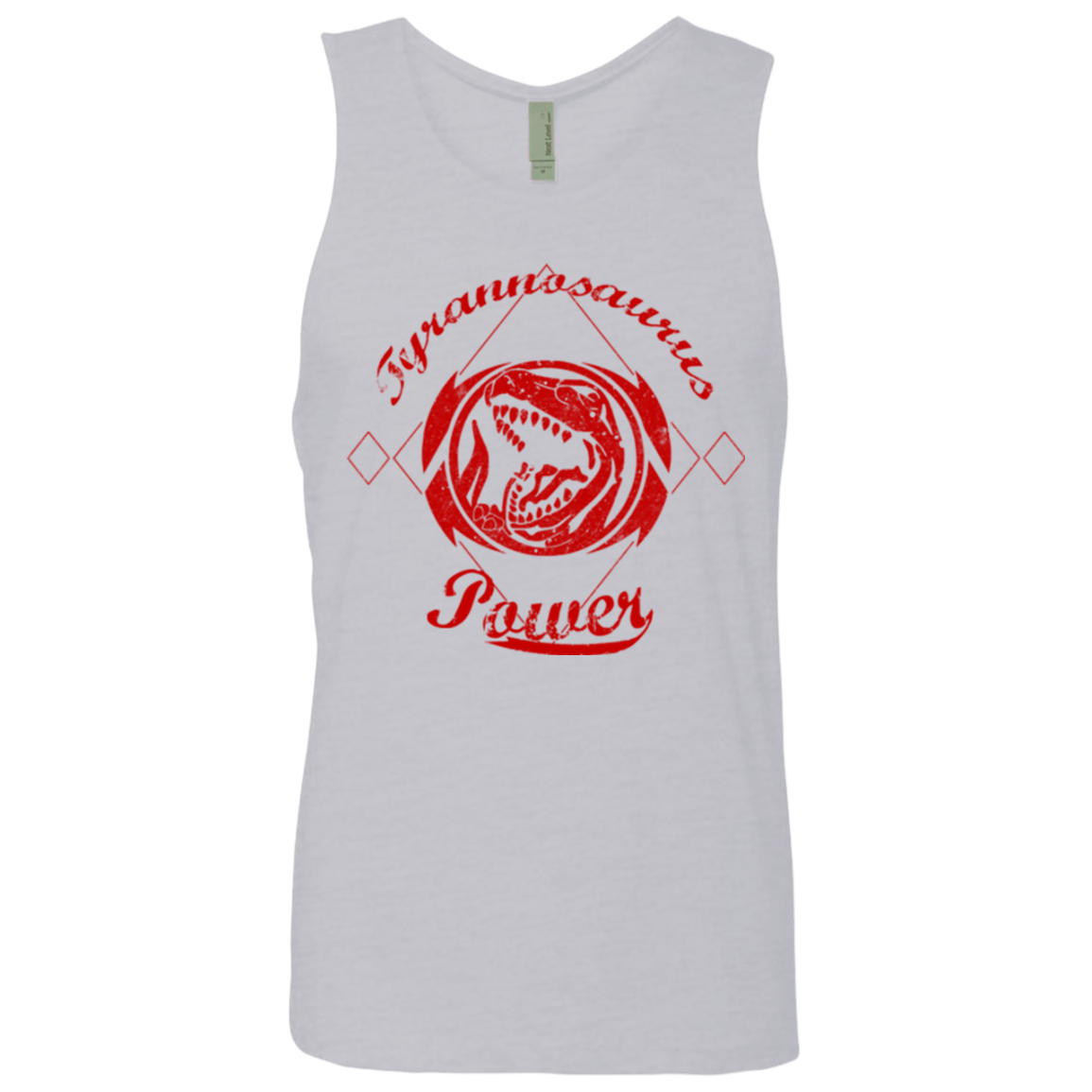 T-Shirts Heather Grey / Small Tyrannosaurus Men's Premium Tank Top
