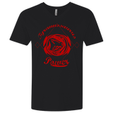 T-Shirts Black / X-Small Tyrannosaurus Men's Premium V-Neck