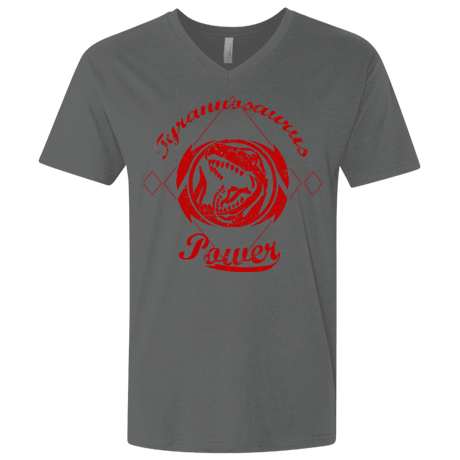 T-Shirts Heavy Metal / X-Small Tyrannosaurus Men's Premium V-Neck
