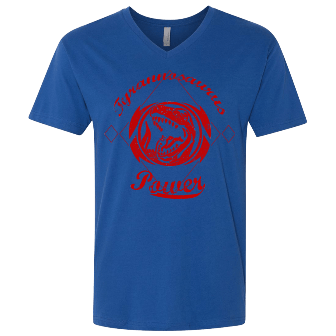 T-Shirts Royal / X-Small Tyrannosaurus Men's Premium V-Neck