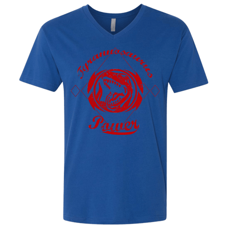 T-Shirts Royal / X-Small Tyrannosaurus Men's Premium V-Neck