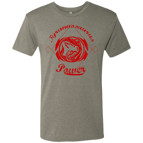 T-Shirts Venetian Grey / Small Tyrannosaurus Men's Triblend T-Shirt