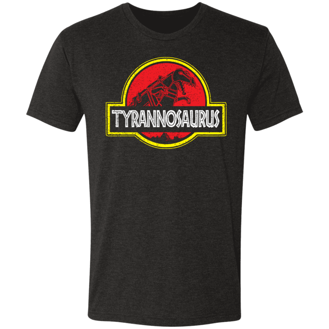 T-Shirts Vintage Black / S Tyrannosaurus Men's Triblend T-Shirt