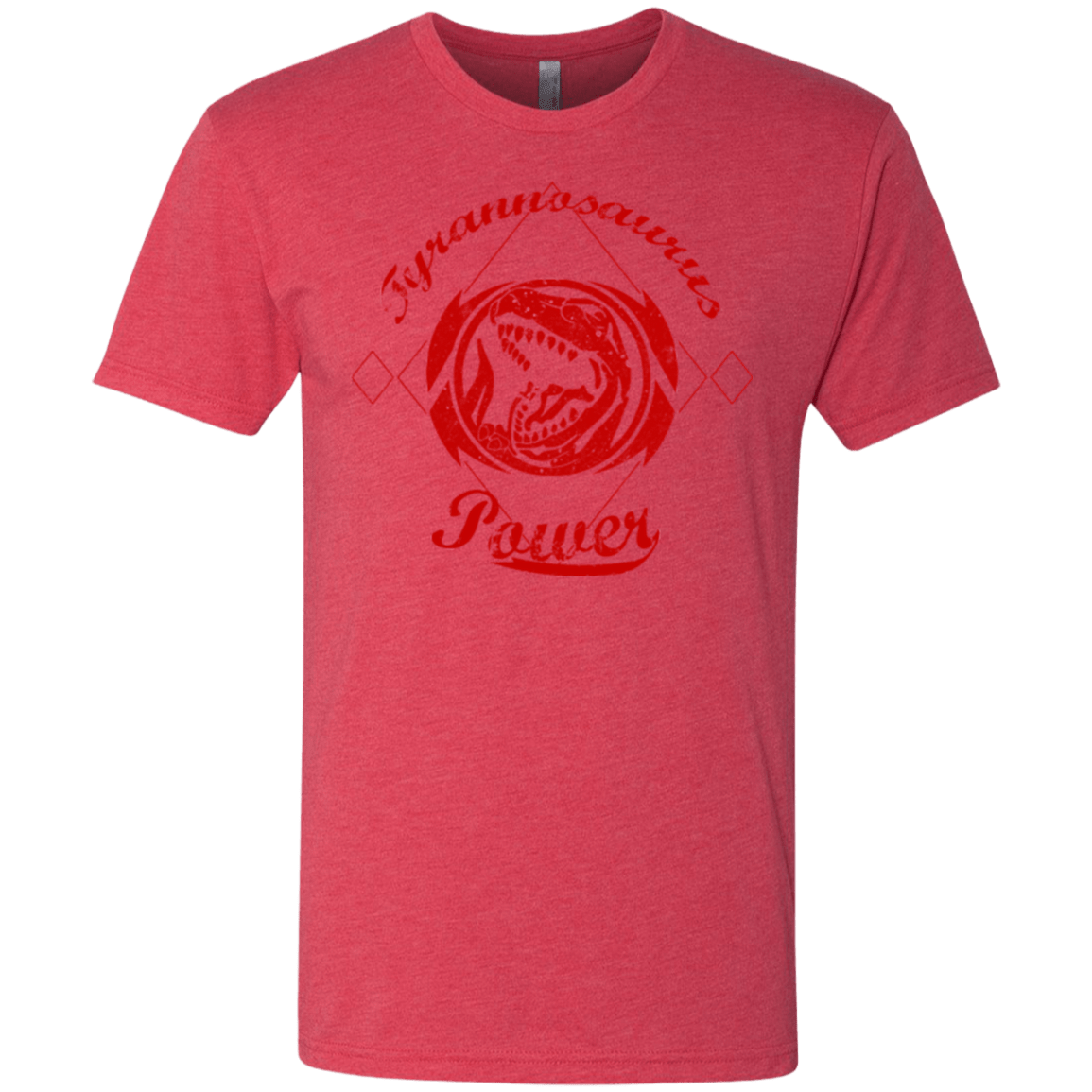 T-Shirts Vintage Red / Small Tyrannosaurus Men's Triblend T-Shirt