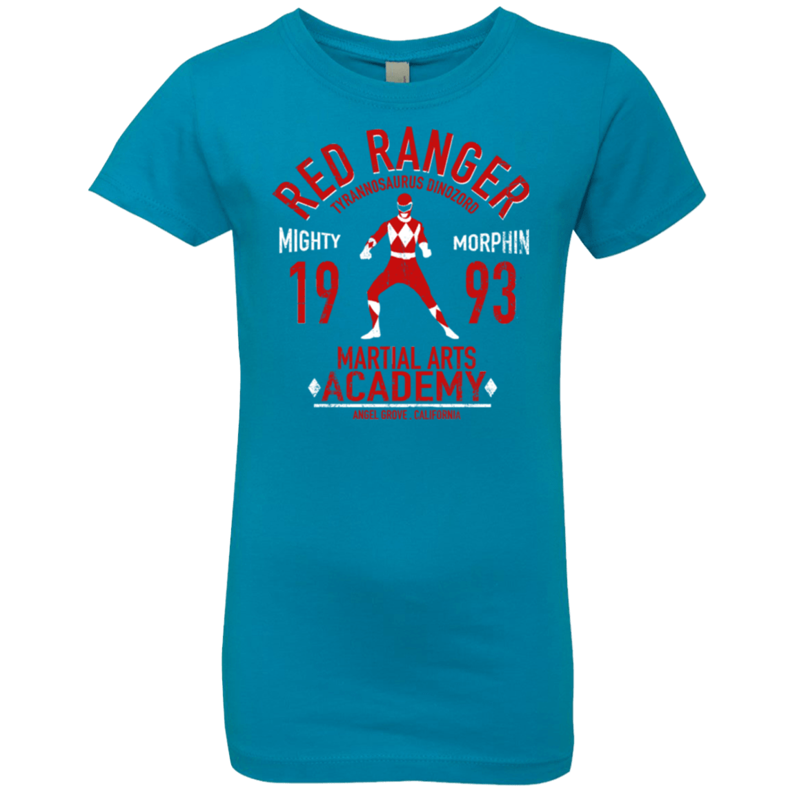 T-Shirts Turquoise / YXS Tyrannosaurus Ranger (1) Girls Premium T-Shirt