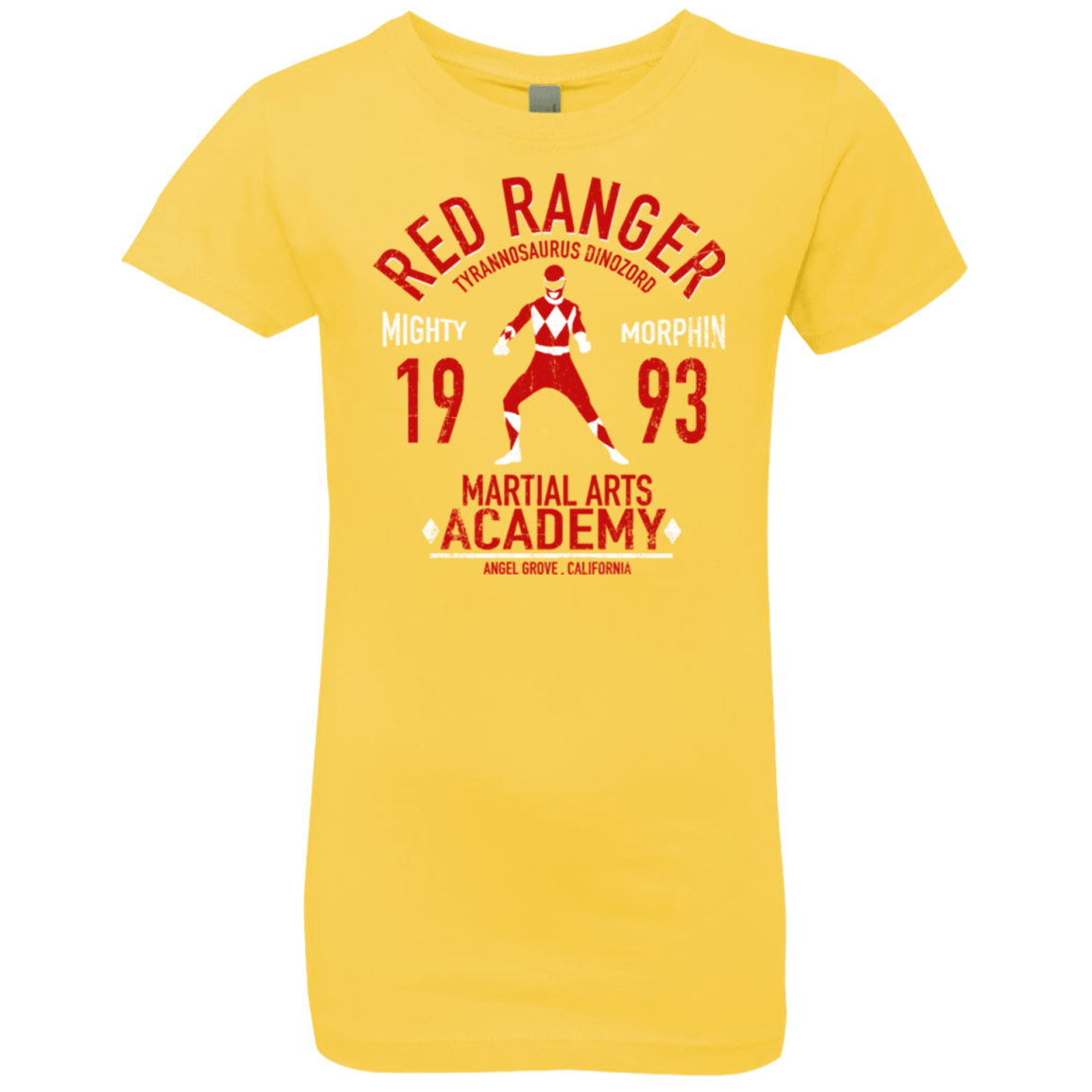 T-Shirts Vibrant Yellow / YXS Tyrannosaurus Ranger (1) Girls Premium T-Shirt