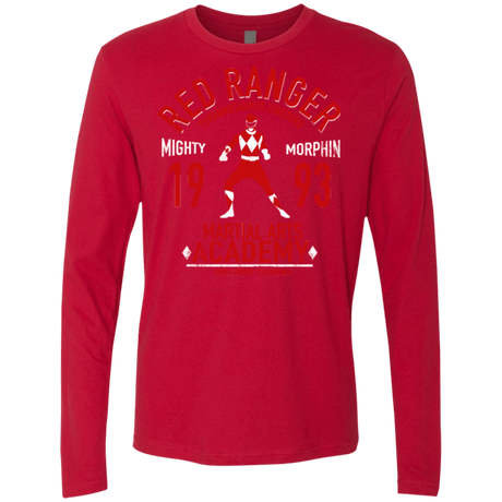 T-Shirts Red / Small Tyrannosaurus Ranger (1) Men's Premium Long Sleeve