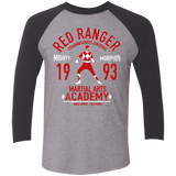 T-Shirts Premium Heather/ Vintage Black / X-Small Tyrannosaurus Ranger (1) Men's Triblend 3/4 Sleeve