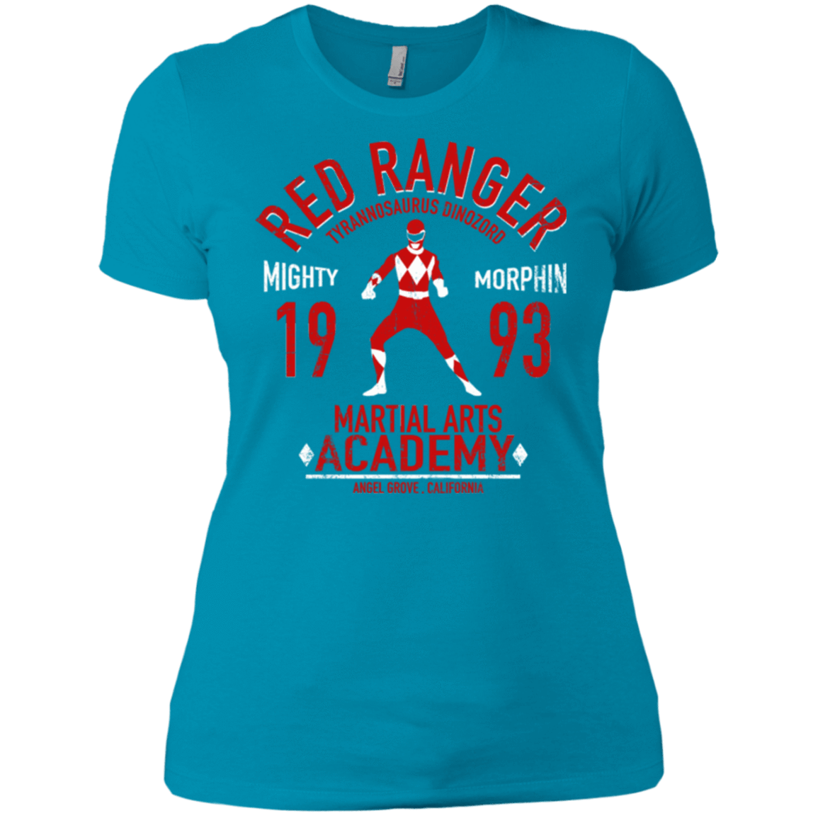 T-Shirts Turquoise / X-Small Tyrannosaurus Ranger (1) Women's Premium T-Shirt