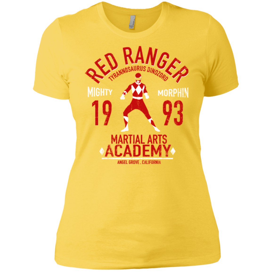 T-Shirts Vibrant Yellow / X-Small Tyrannosaurus Ranger (1) Women's Premium T-Shirt