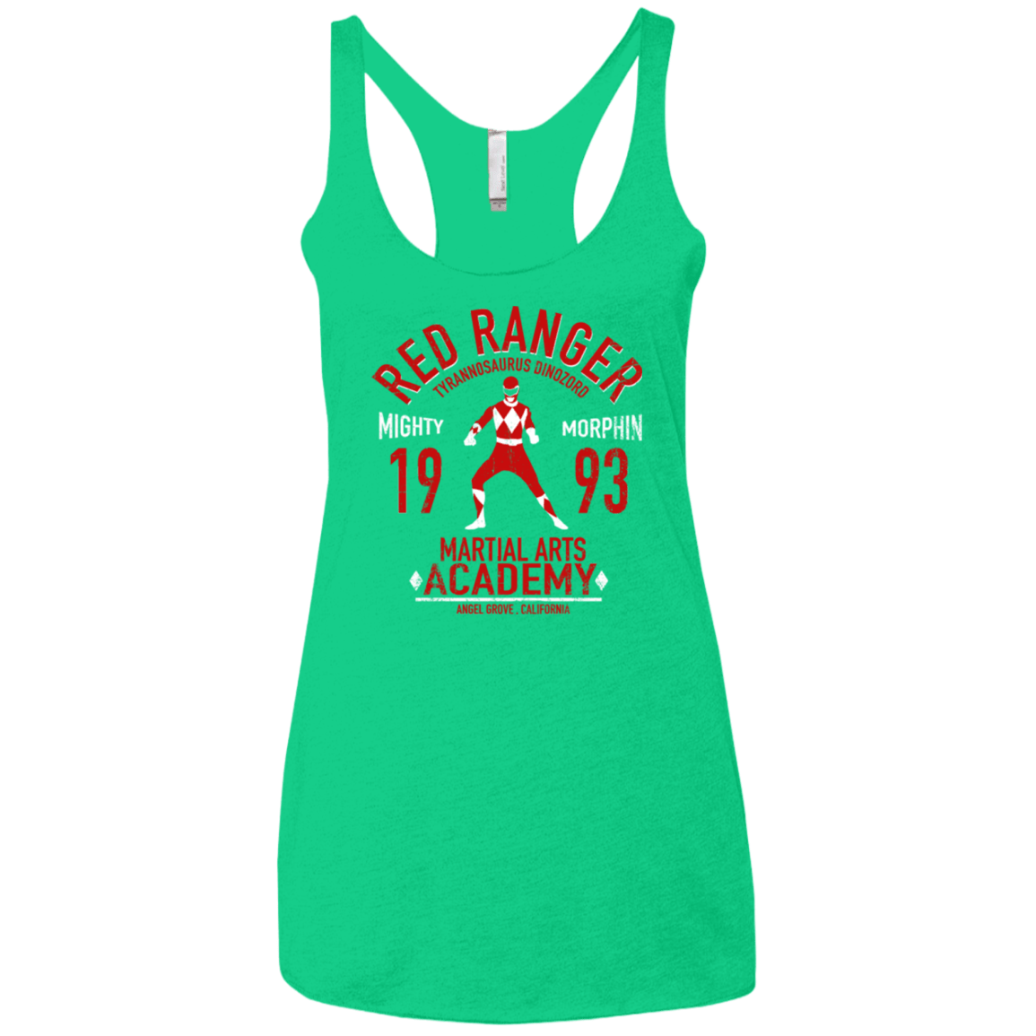 T-Shirts Envy / X-Small Tyrannosaurus Ranger (1) Women's Triblend Racerback Tank