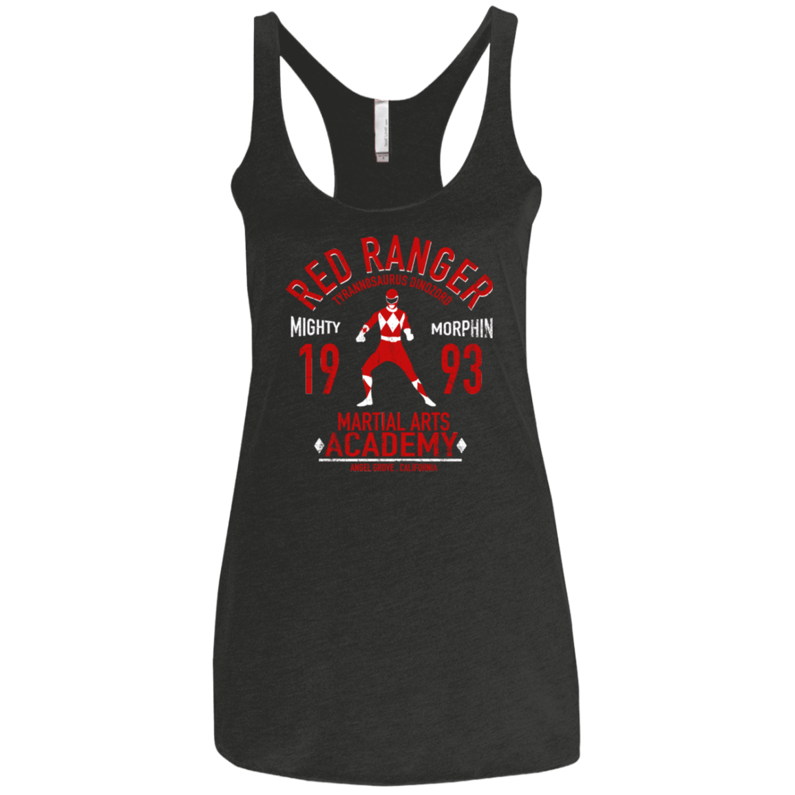 T-Shirts Vintage Black / X-Small Tyrannosaurus Ranger (1) Women's Triblend Racerback Tank