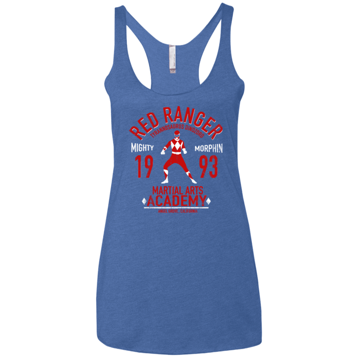 T-Shirts Vintage Royal / X-Small Tyrannosaurus Ranger (1) Women's Triblend Racerback Tank