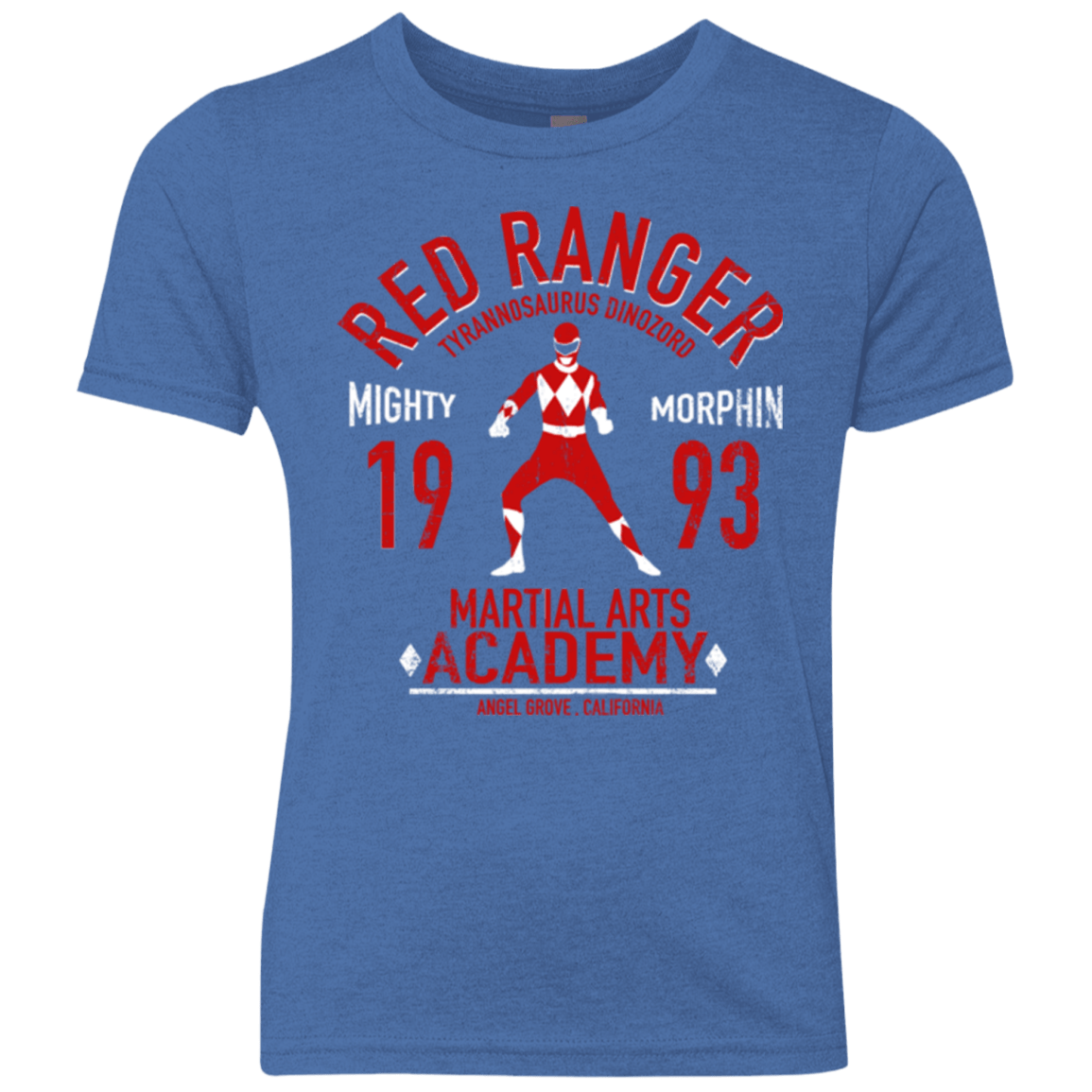 T-Shirts Vintage Royal / YXS Tyrannosaurus Ranger (1) Youth Triblend T-Shirt