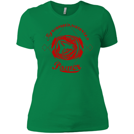 T-Shirts Kelly Green / X-Small Tyrannosaurus Women's Premium T-Shirt