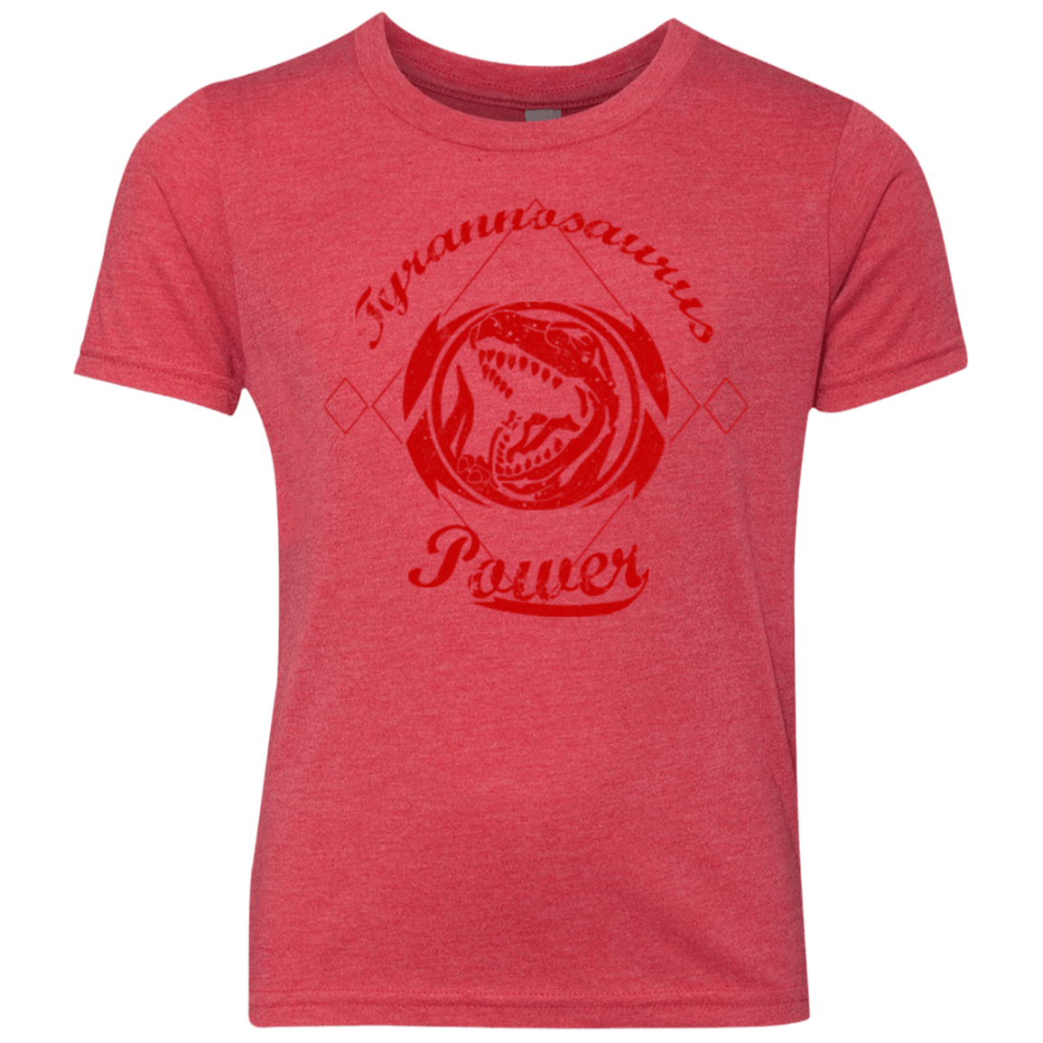 T-Shirts Vintage Red / YXS Tyrannosaurus Youth Triblend T-Shirt