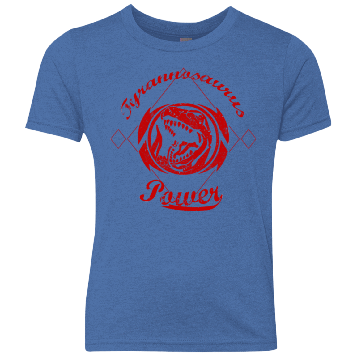 T-Shirts Vintage Royal / YXS Tyrannosaurus Youth Triblend T-Shirt