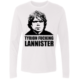 T-Shirts White / Small Tyrion fucking Lannister Men's Premium Long Sleeve