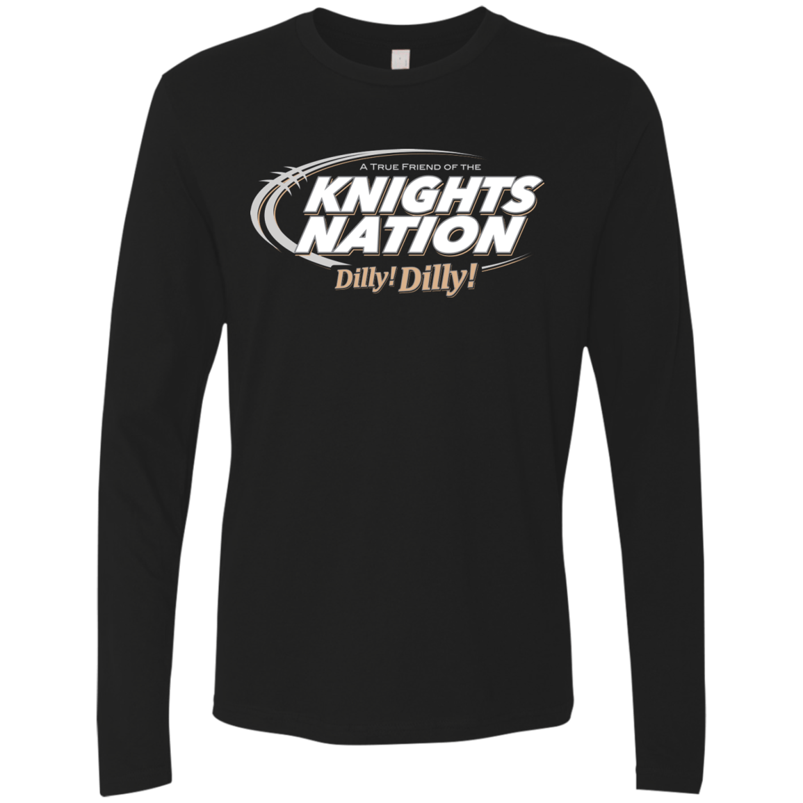 T-Shirts Black / Small UCF Dilly Dilly Men's Premium Long Sleeve