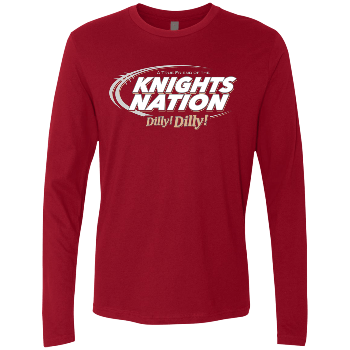 T-Shirts Cardinal / Small UCF Dilly Dilly Men's Premium Long Sleeve