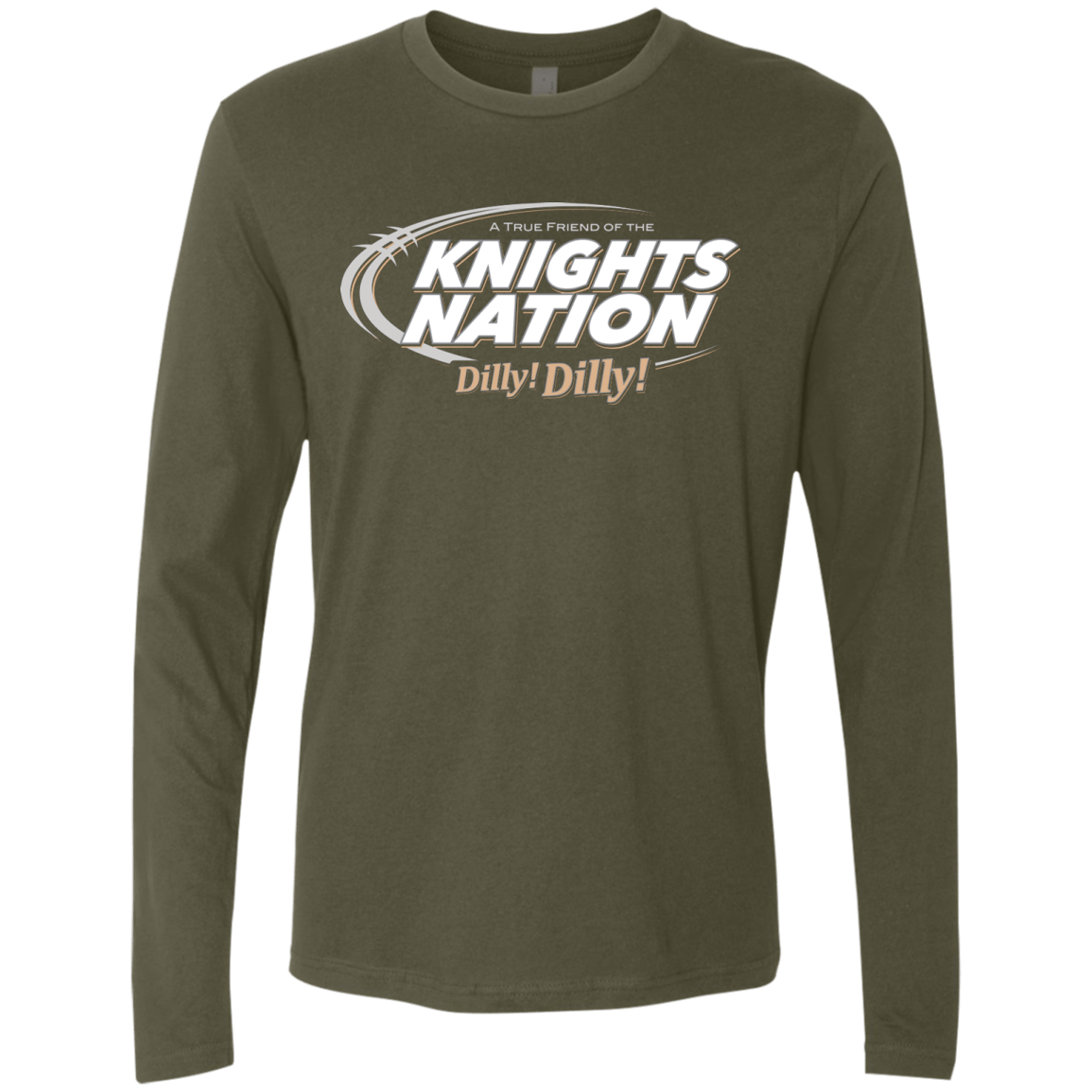 T-Shirts Military Green / Small UCF Dilly Dilly Men's Premium Long Sleeve