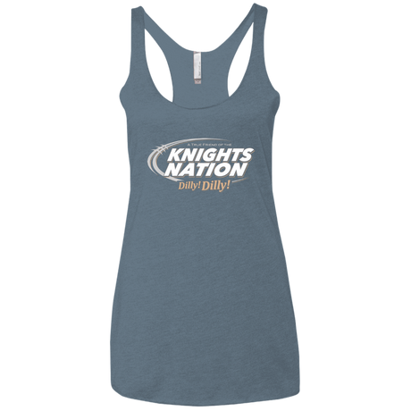 T-Shirts Indigo / X-Small UCF Dilly Dilly Women's Triblend Racerback Tank