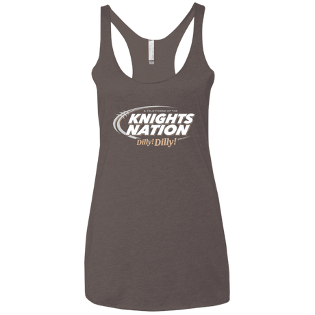 T-Shirts Macchiato / X-Small UCF Dilly Dilly Women's Triblend Racerback Tank