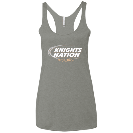 T-Shirts Venetian Grey / X-Small UCF Dilly Dilly Women's Triblend Racerback Tank