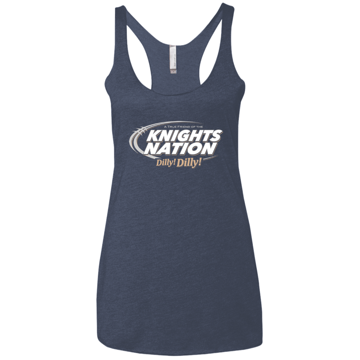 T-Shirts Vintage Navy / X-Small UCF Dilly Dilly Women's Triblend Racerback Tank