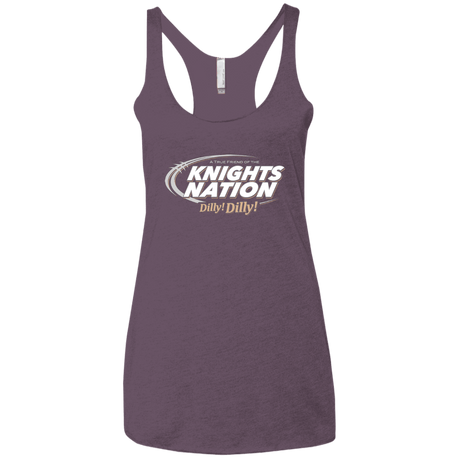 T-Shirts Vintage Purple / X-Small UCF Dilly Dilly Women's Triblend Racerback Tank